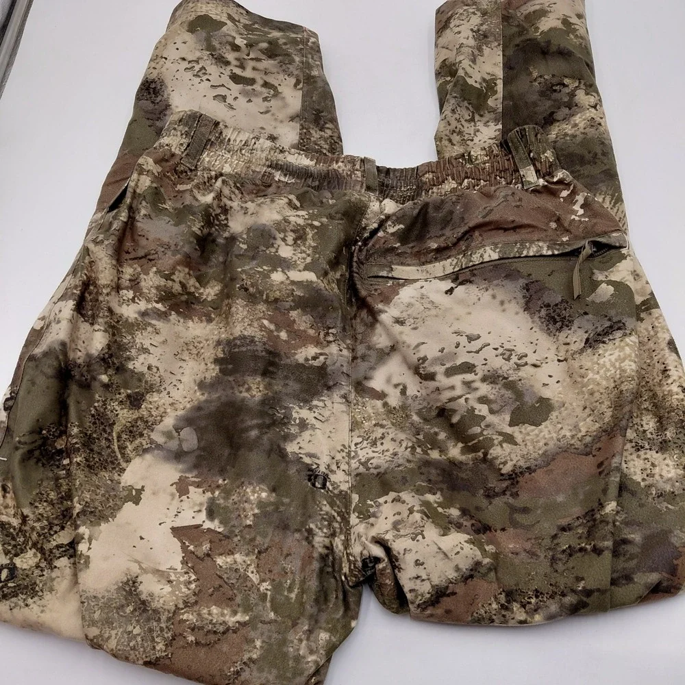 Cabelas Gore-Tex Hunting Pants Mens Medium Camo Waterproof M22PT042/R Camouflage